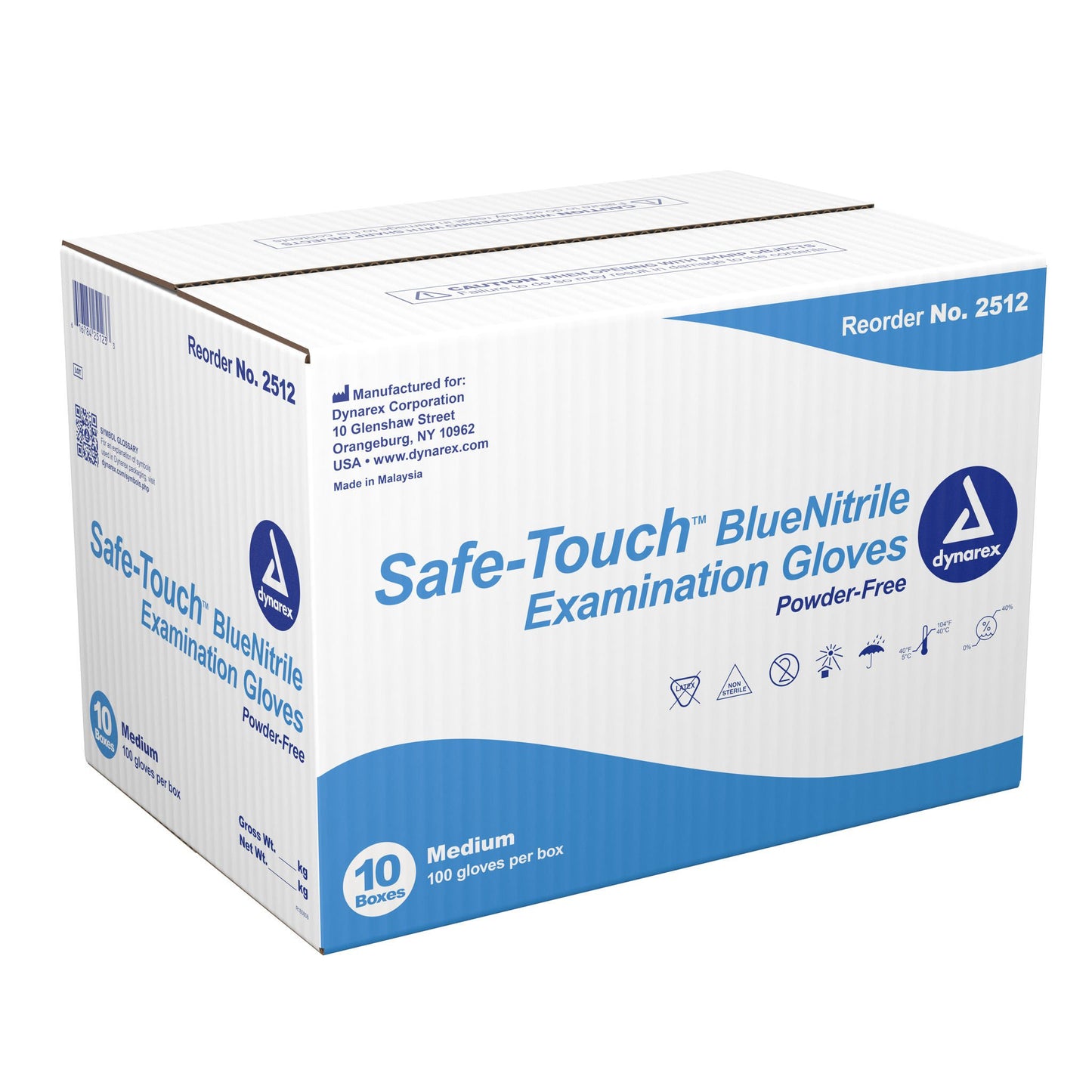 GLOVE, EXAM NTRL MED N/S (100/BX 10BX/CS)