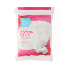 Simply Soft Premium Organic Cotton Balls, 600 Count (3 Bags