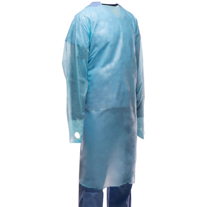 GOWN, ISOLTN OVERHEAD/FLUID BLU XLG (1/BG 15BG/BX 5BX/CS)