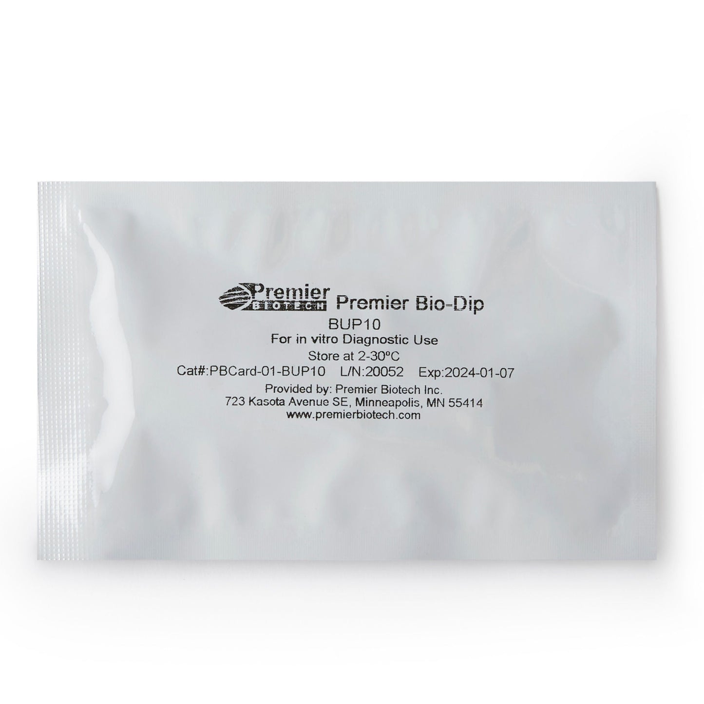 BUPRENORPHINE, PREMIER BIO-DIP10NG/ML (25UNITS/CS)