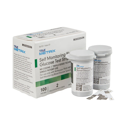 STRIPS, BLD GLUC TRUEMETRIX SNGL PT (100/BX 12BX/C