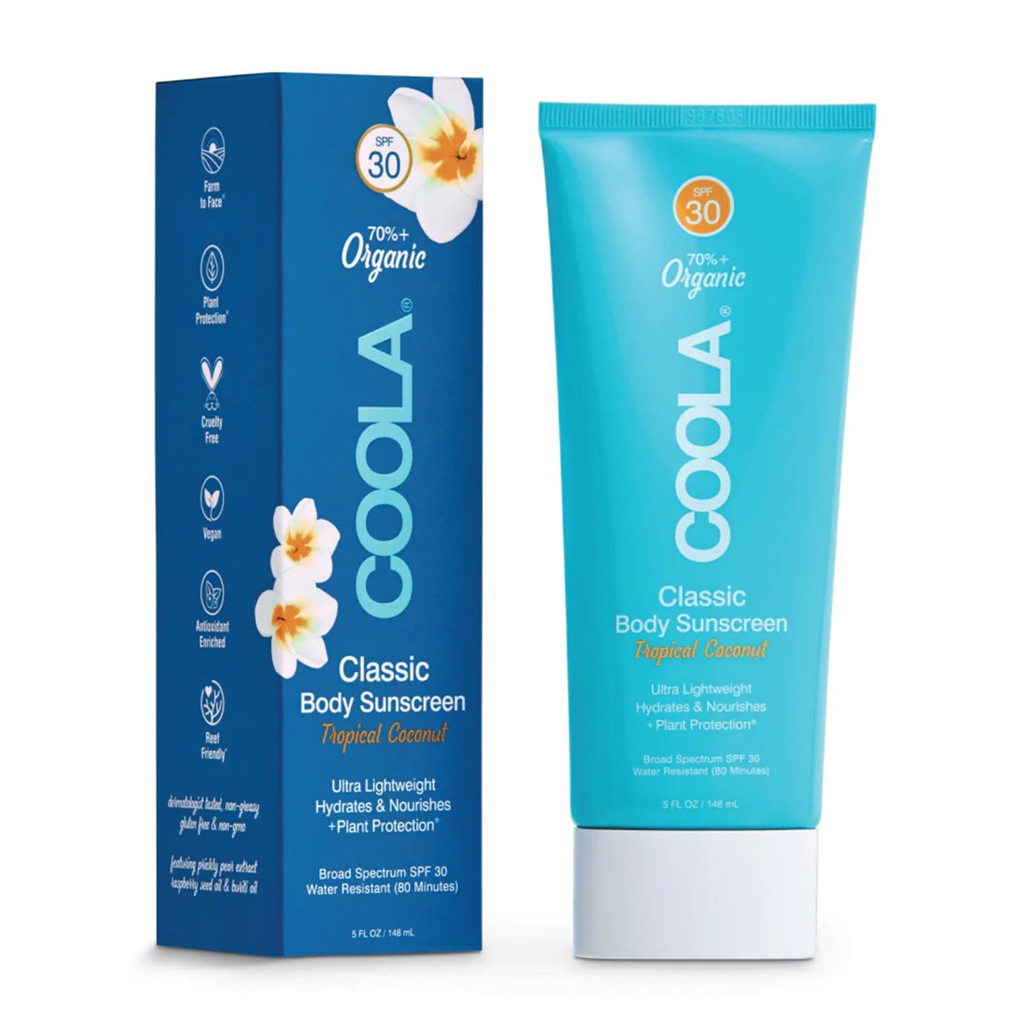 LOTION, BODY CLASSIC SPF30 TROPICAL COCONUT 5OZ (24/CS)