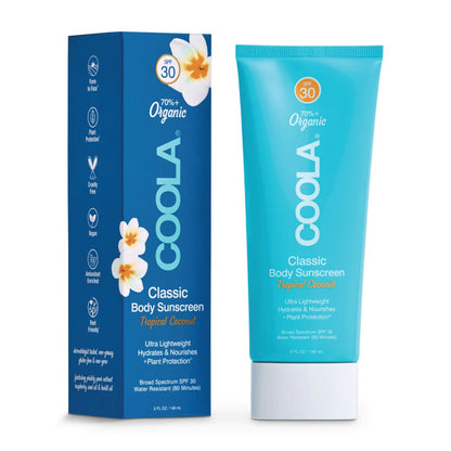 LOTION, BODY CLASSIC SPF30 TROPICAL COCONUT 5OZ (24/CS)