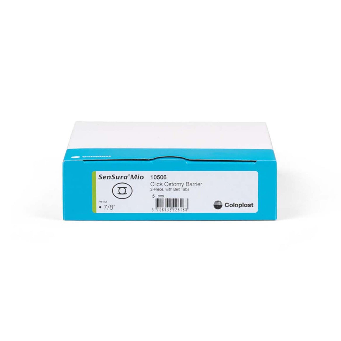 BARRIER, SKN MIO CLCK 2PC N/CNVX STD W/TAB 40MM 7/8" (5/BX)