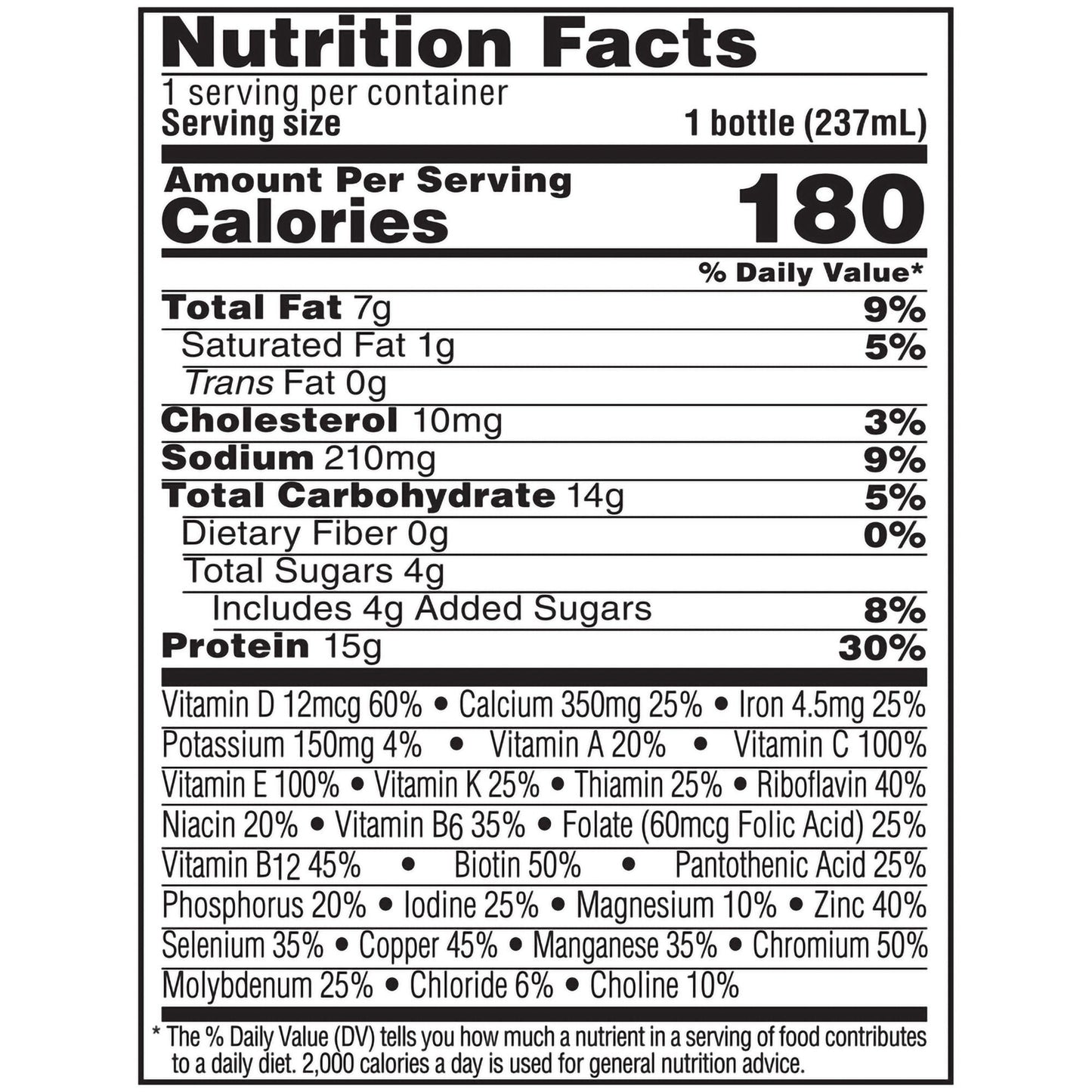 Boost® Women Chocolate Balanced Nutritional Drink, 8 oz. Bottle