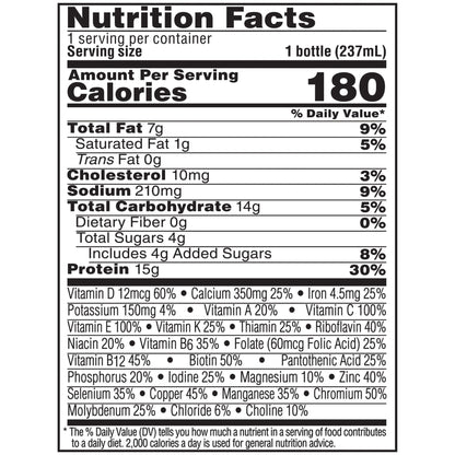 Boost® Women Chocolate Balanced Nutritional Drink, 8 oz. Bottle