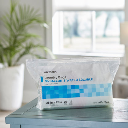 BAG, WATER SOLUBLE HEAVY DUTY 28"X39" 30-35GL (100/CS)
