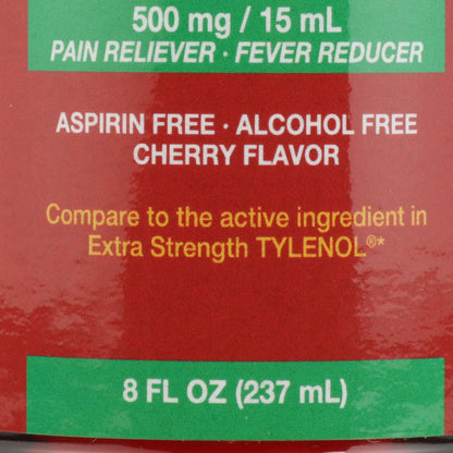 ACETAMINOPHEN LIQ 500MG ADULT 8OZ