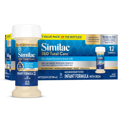 SIMILAC, TOTAL CARE 360 READY TO FEED 2OZ (12/PK 2PK/CS)