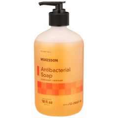 SOAP, MCKESSON ANTIB BENZETHONIUM CHLORIDE PUMP 18OZ (12/CS)