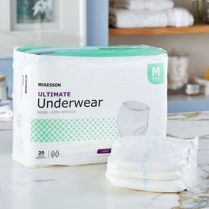 UNDERWEAR, ULTIMATE MED 32-44 (20EA/BG 4BG/CS)