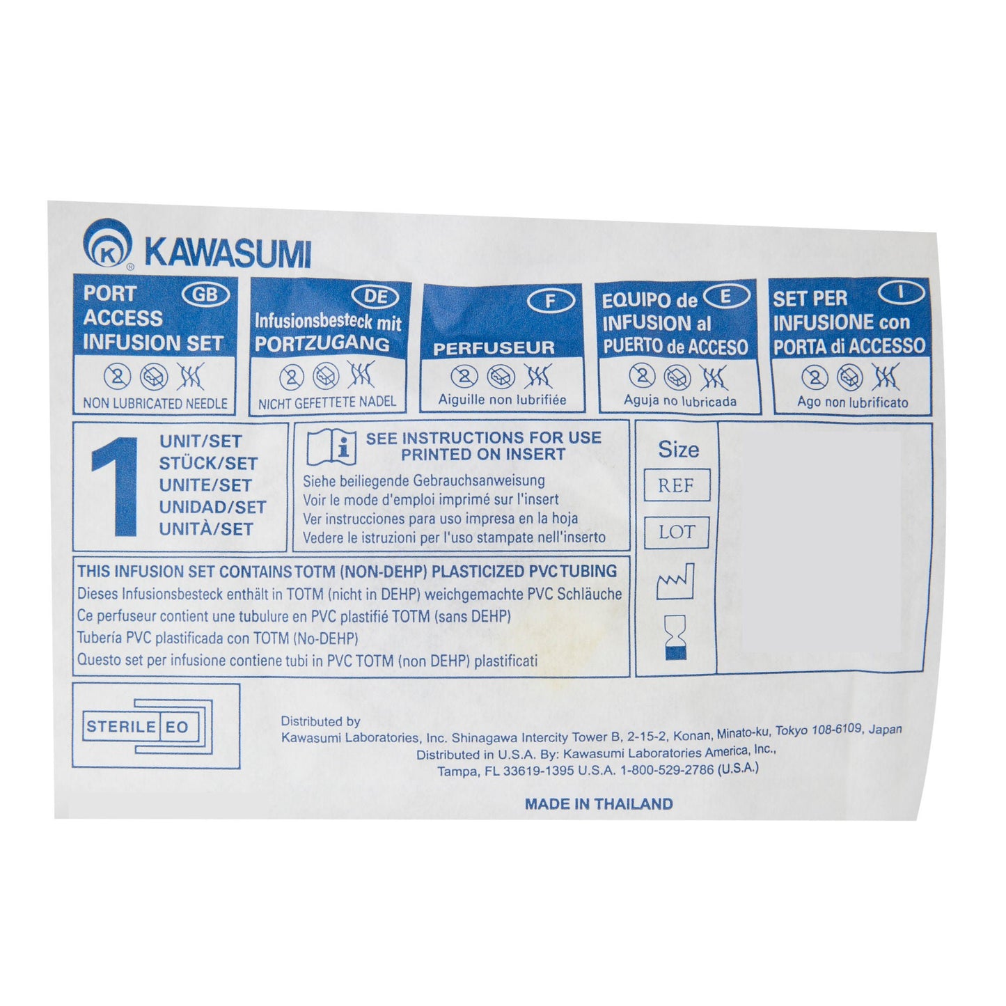 INFUSION SET, HUBER 20GX1" 8" MICROBORE TU (25/BX)