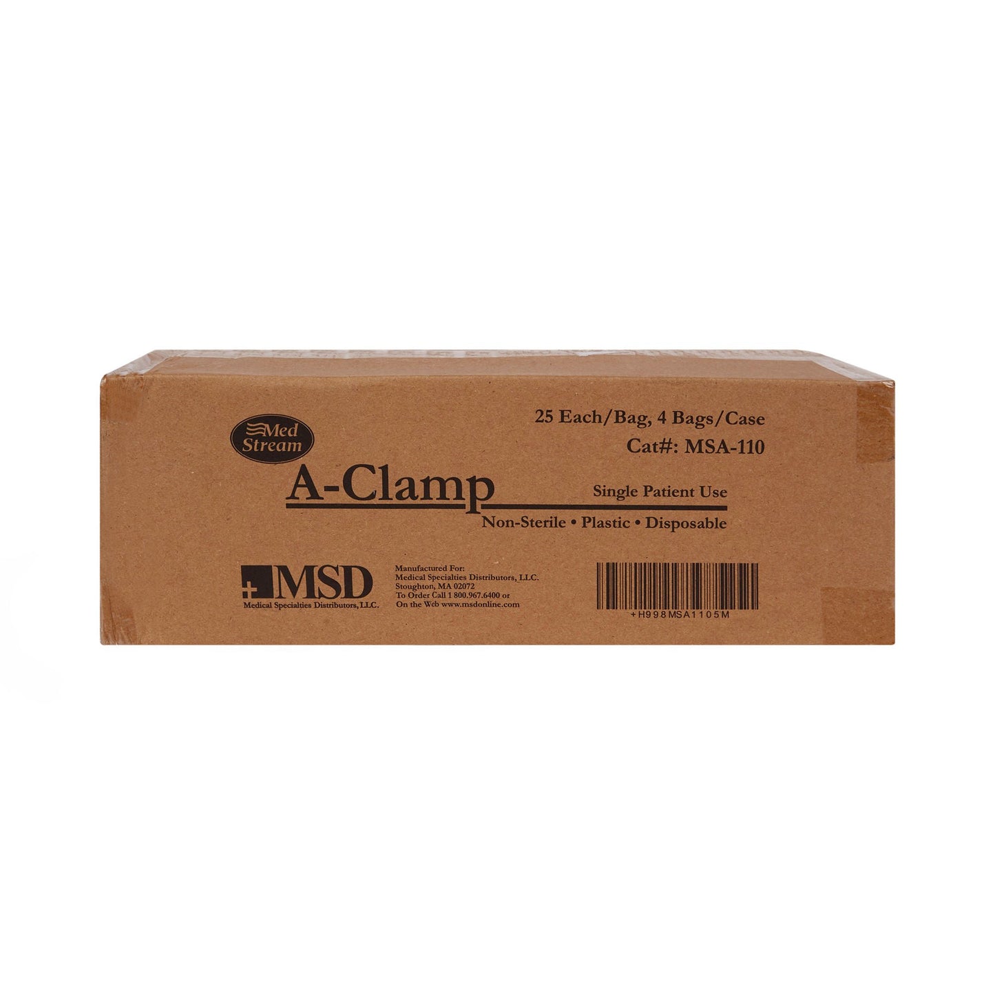 CLAMP, TUBE OCCLUDING PLASTIC (25/BG 4BG/CS)