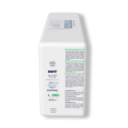 BRIEF, INCONT SENI SUPER PLUS LG 45-59" (25/PK 3PK/CS)