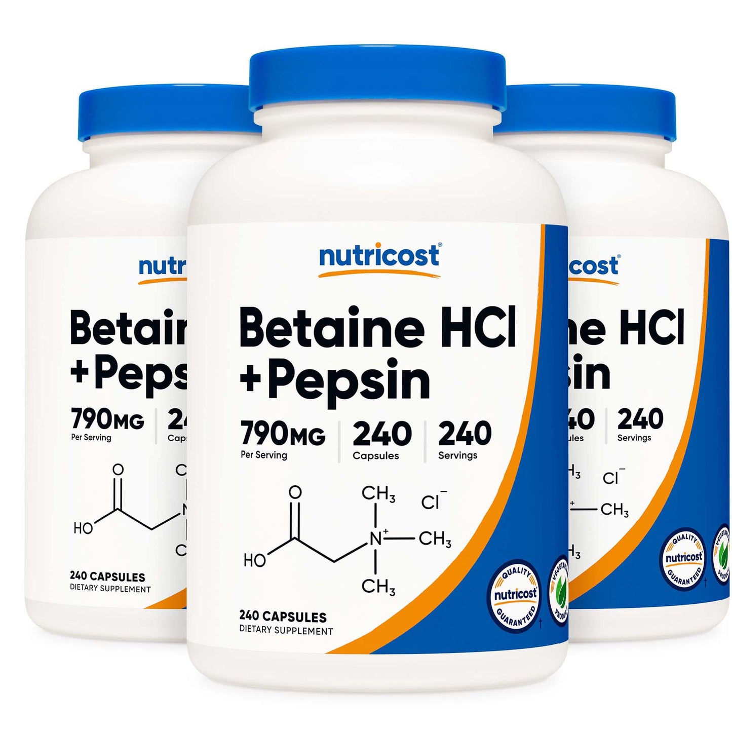 VITAMIN, CAP BETAINE HCL + PE PSIN 790MG (240/BT 12BT/CS)