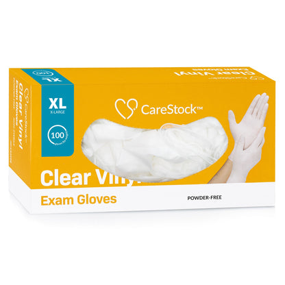 GLOVE, EXAM VNYL XL N/S (100/BX 10BX/CS)