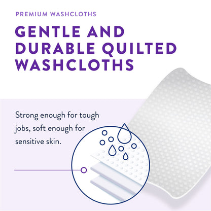 WASHCLOTH, PREVAIL COTTON SF PK (48/PK 12PK/CS)