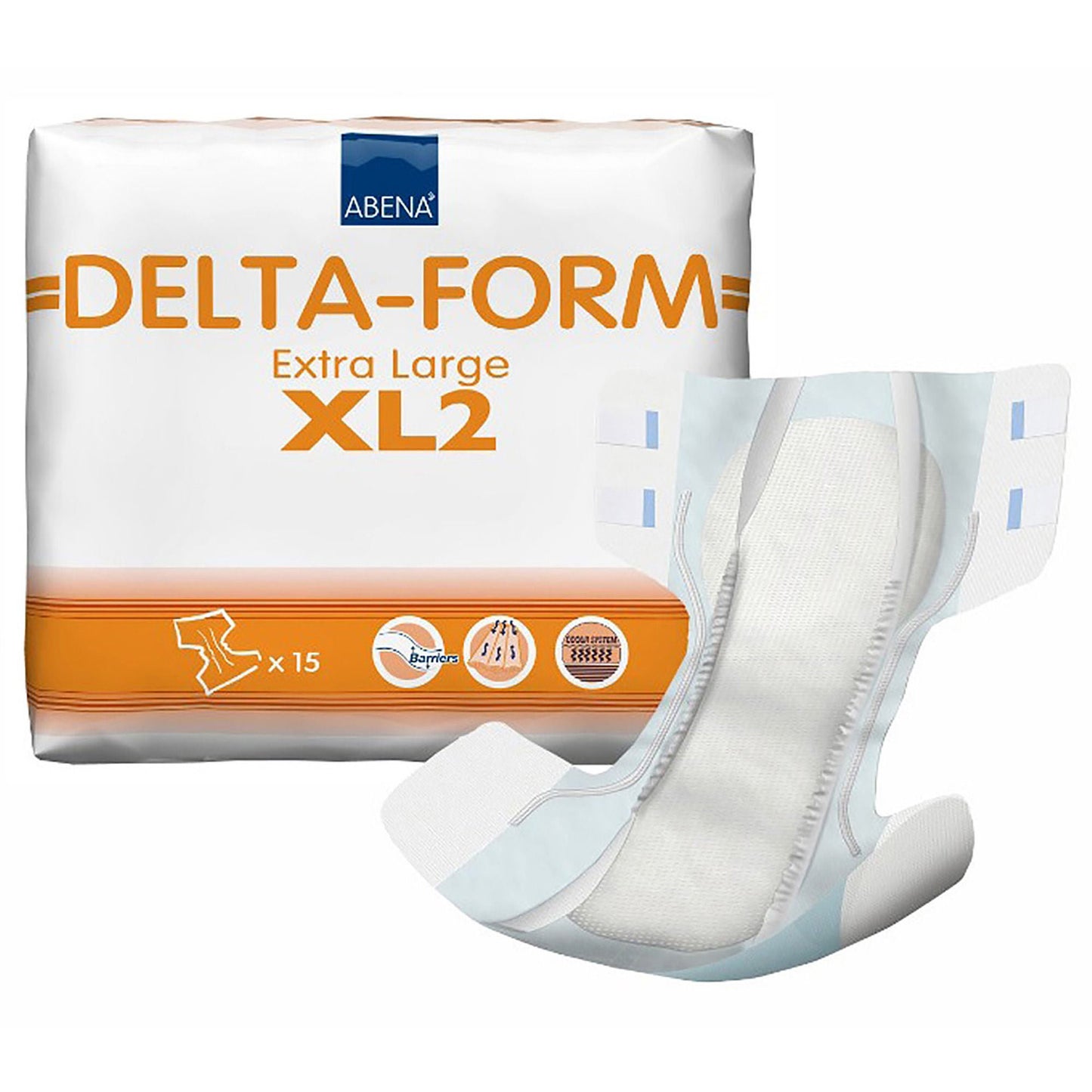 BRIEF, INCONT DELTA-FORM XL2 ADLT XLG (60/CS)