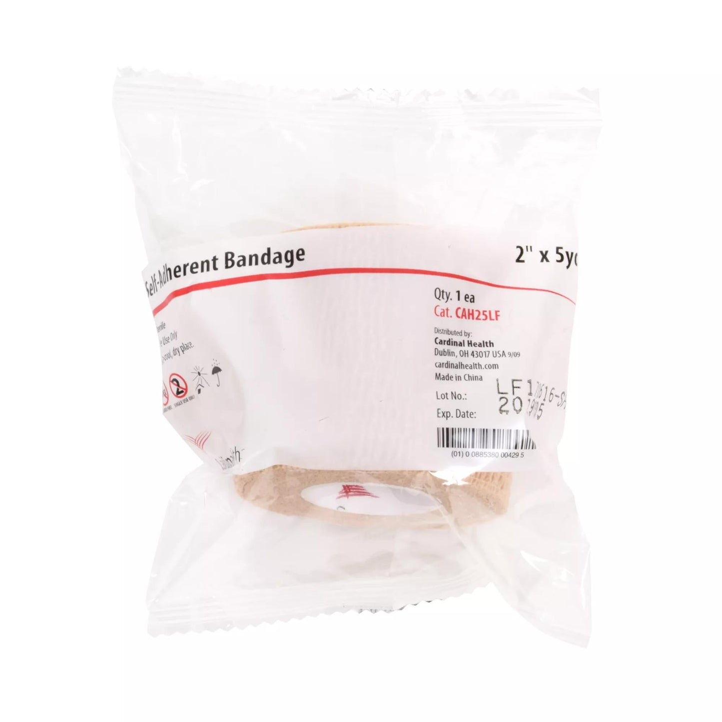 BANDAGE, SELF ADHERENT N/S LT WT TAN 3"X5YD (24/BX 6BX/CS)