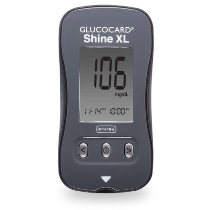 METER KIT, GLUCOCARD SHINE XL (1/BX 4BX/CS)