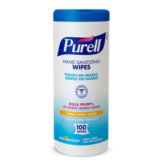 SANITIZER, HAND PURELL WIPE POP UP (100/CN 12CN/CS)