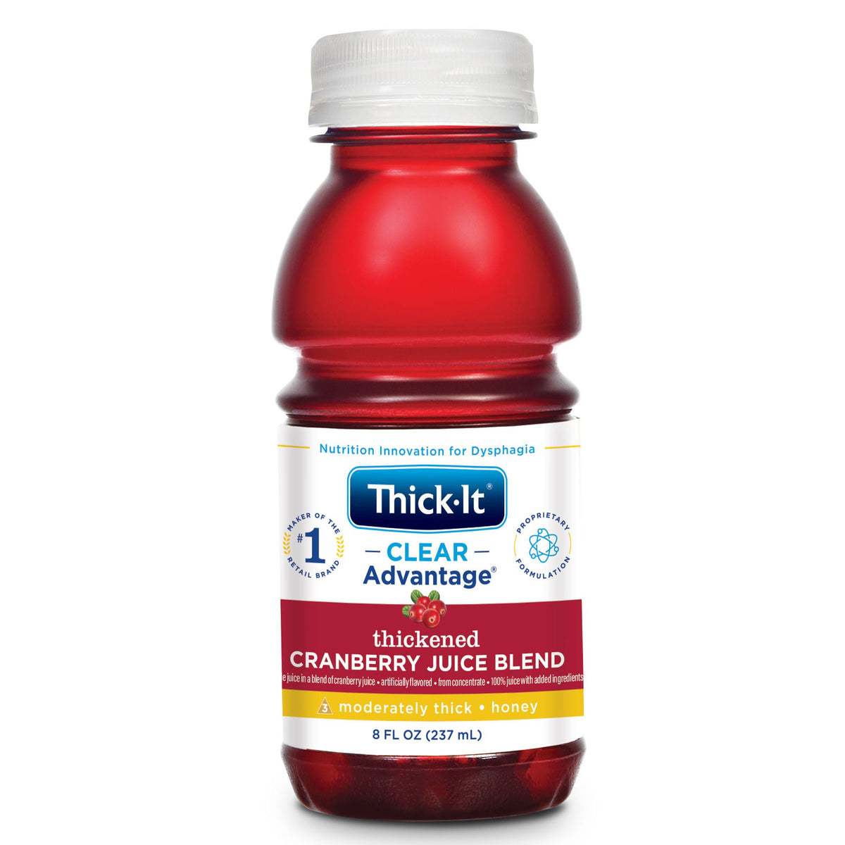 THICK-IT, CLEAR ADV CRANBERRY MODERATE/HONEY 8OZ (24/CS)