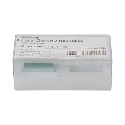 COVER GLASS, #2 22"X22" LF (1OZ/PK 10PK/BX)