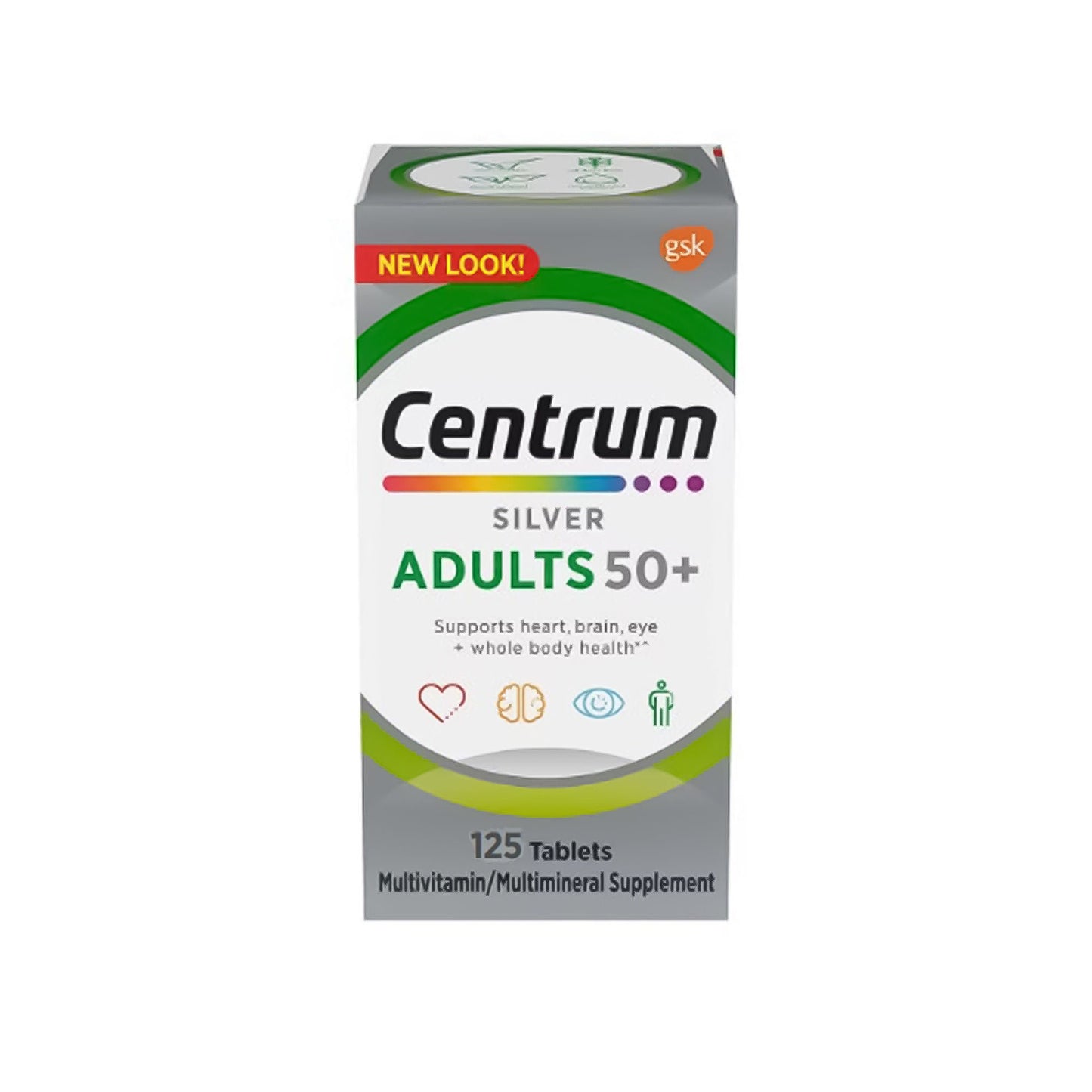 CENTRUM SILVER, TAB ADLT 50+ MULTIVITAMIN (125/BT)