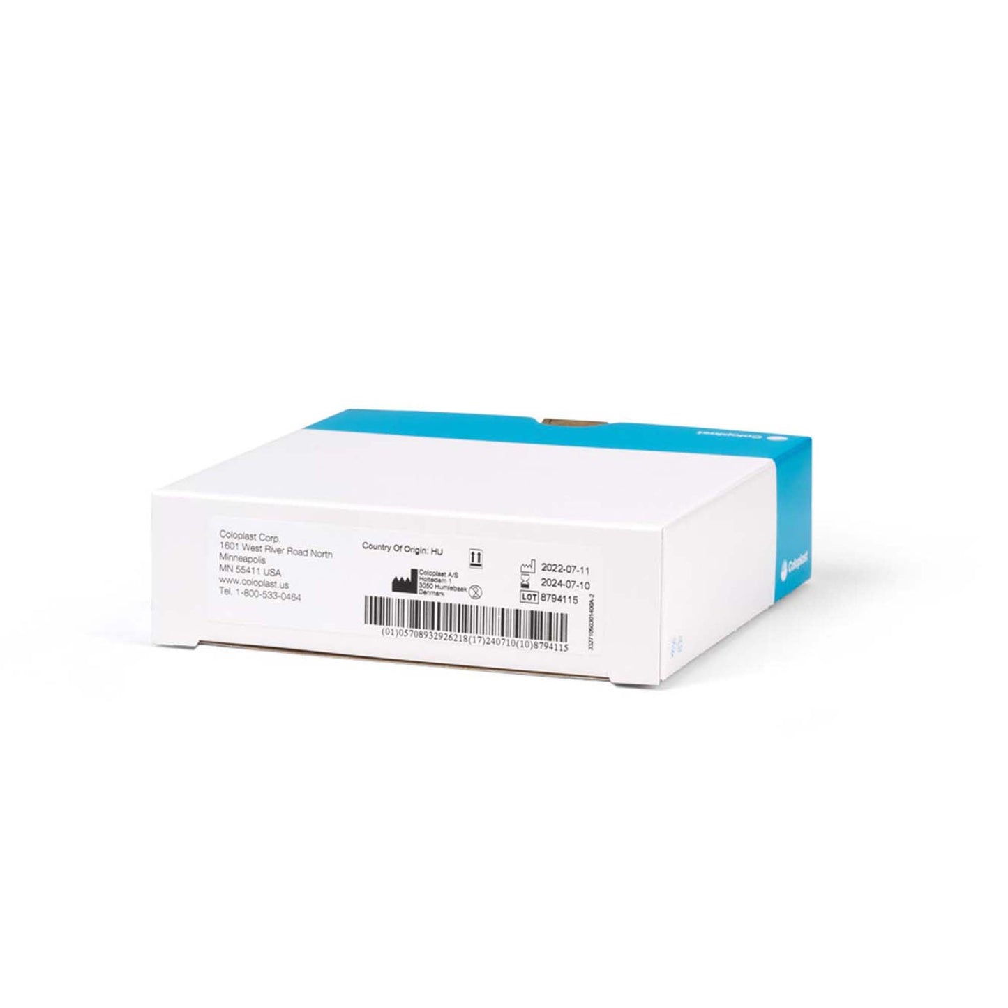 BARRIER, SKN MIO CLCK 2PC N/CNVX STD W/TAB 40MM 3/4" (5/BX)