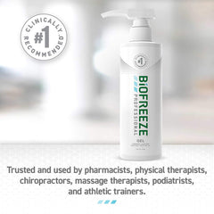 BIOFREEZE PRO, GEL PUMP 16OZ (24/CS)