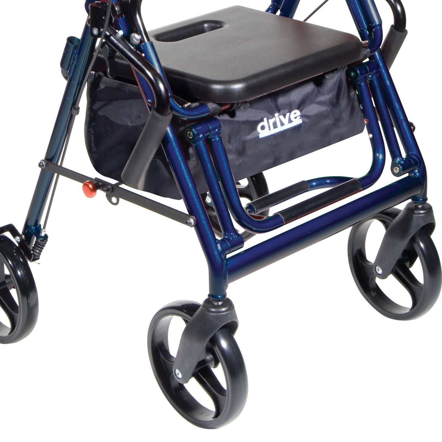 WALKER, ROLLATOR DUAL TRANSPORT W/CHAIR BLU (1/CS) D/S