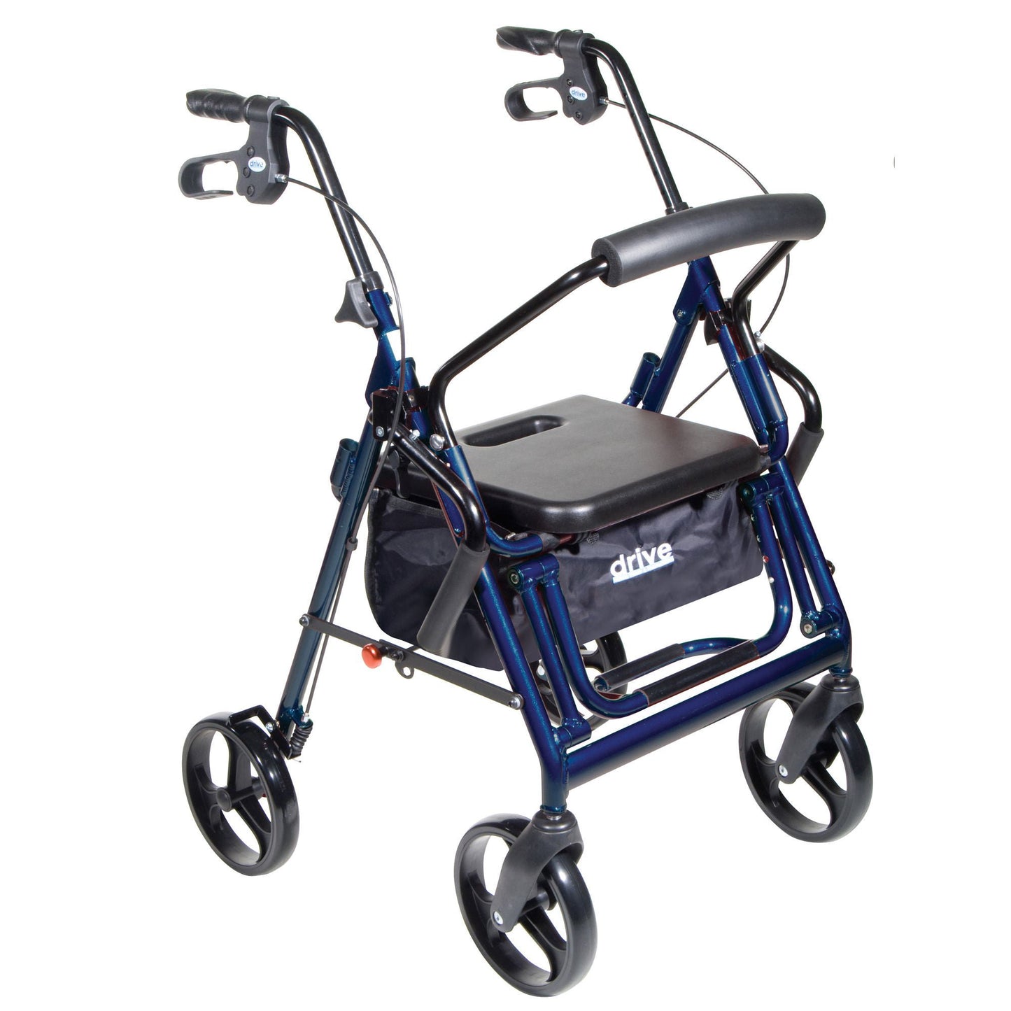 WALKER, ROLLATOR DUAL TRANSPORT W/CHAIR BLU (1/CS) D/S