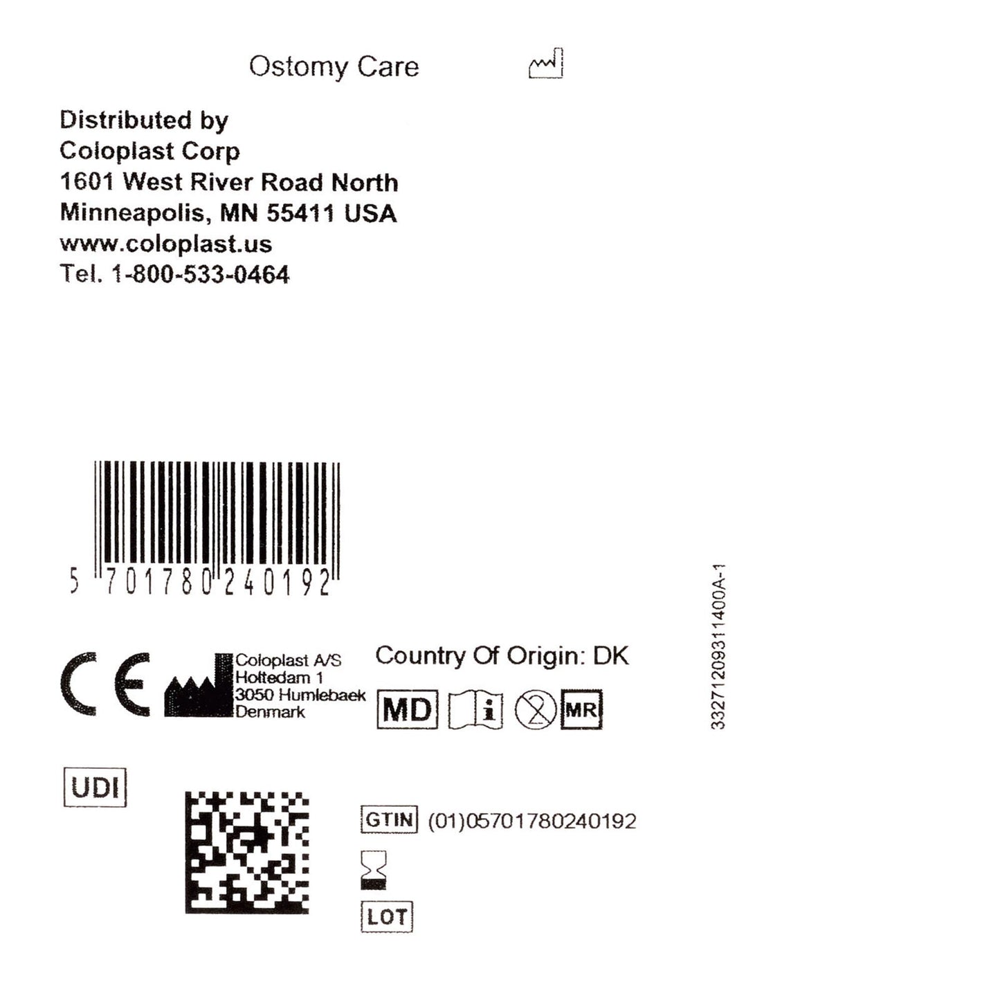 SEAL, F/OSTOMY POUCH BRAVA 1 3/8" (10/BX)