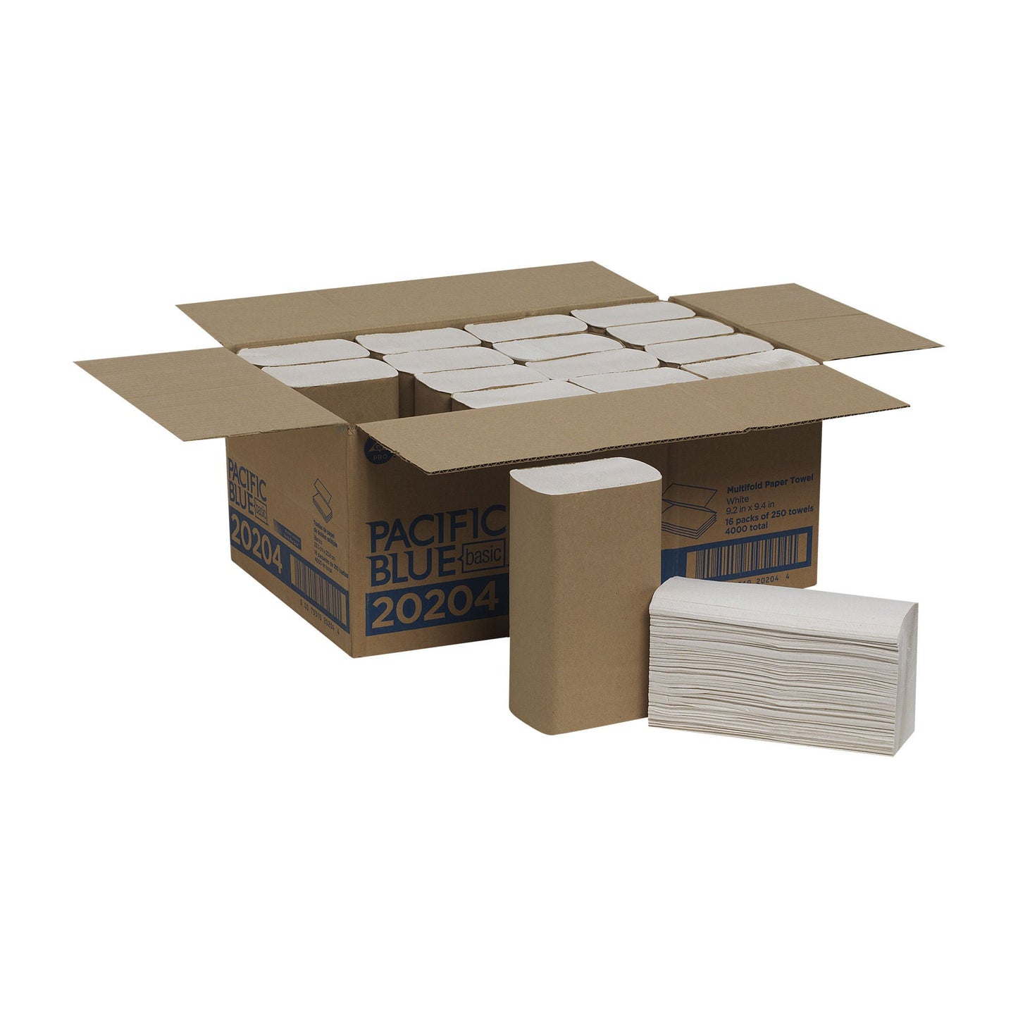 TOWEL, PAPER MULTI-FOLD WHT (250/PK 16PK/CS)