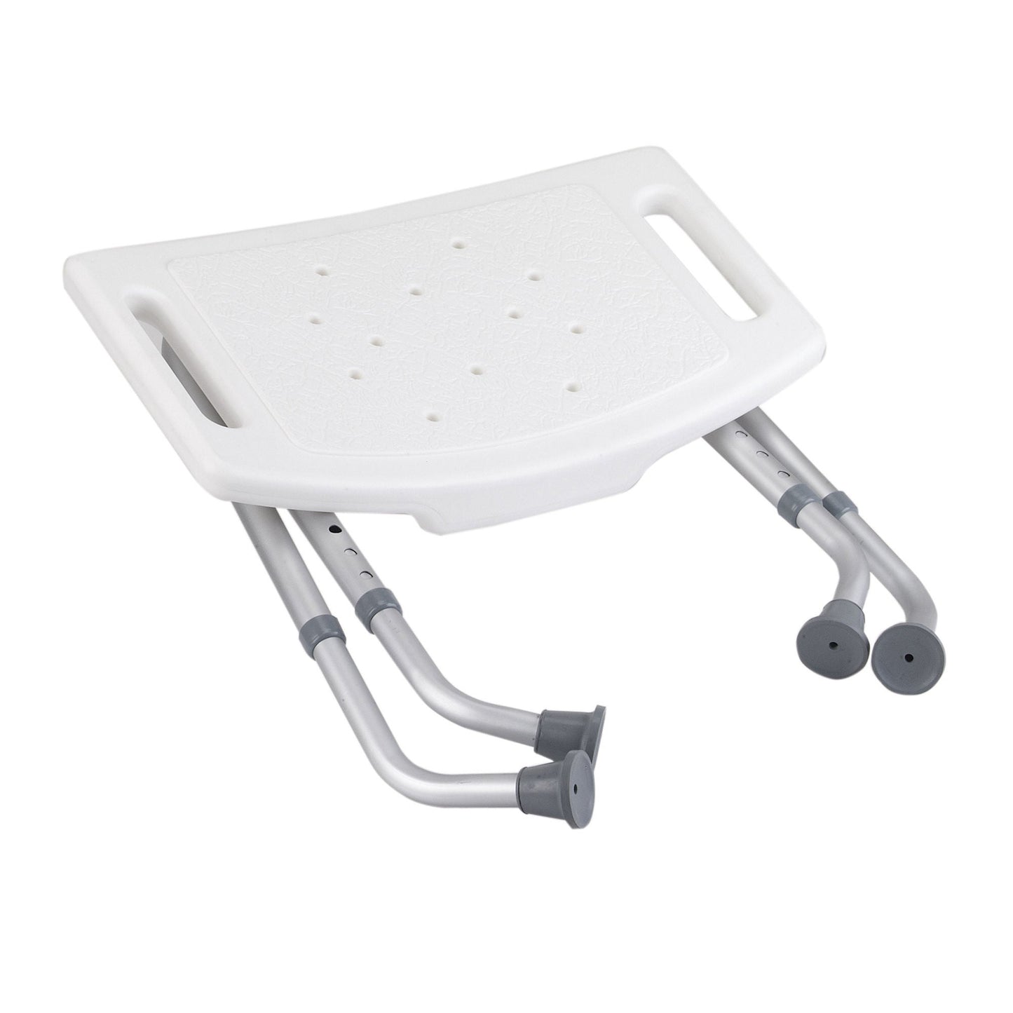 BENCH, BATH FOLDING ALUMINUM W/ANGLED LEGS