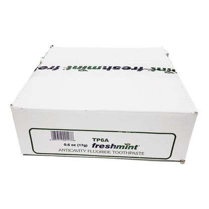TOOTHPASTE, FRESHMINT W/FLUORIDE .6OZ (144/BX 5BX/CS)