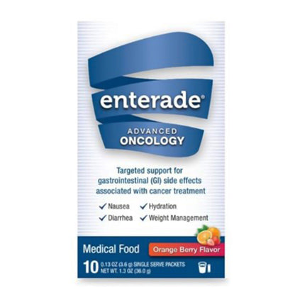 enterade® Advanced Oncology Formula, Orange-Berry, Single Serve Packets