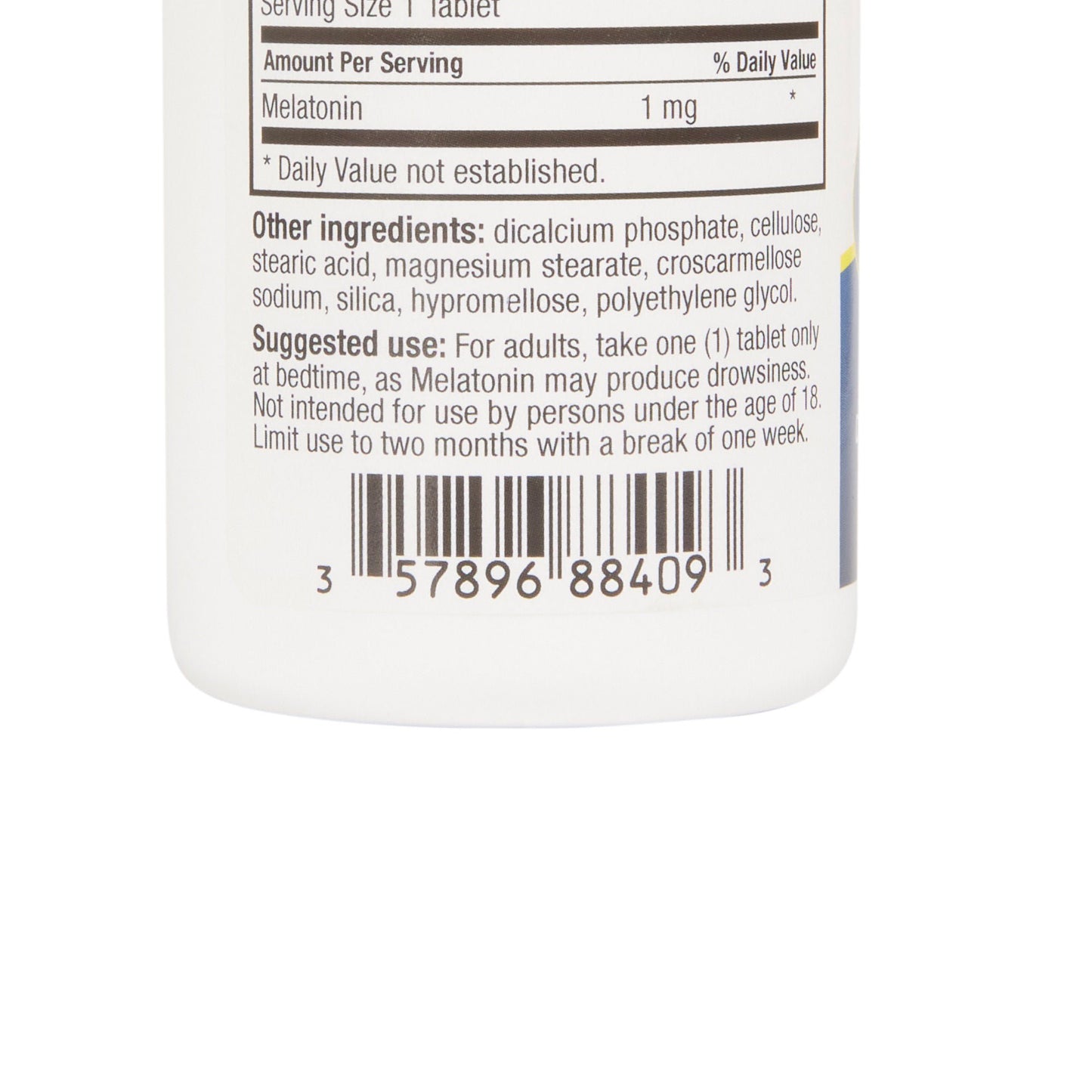 MELATONIN, TAB 1MG (90/BT 12BT/CS)