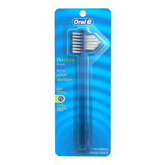 BRUSH, DENTURE ORAL-B DUAL