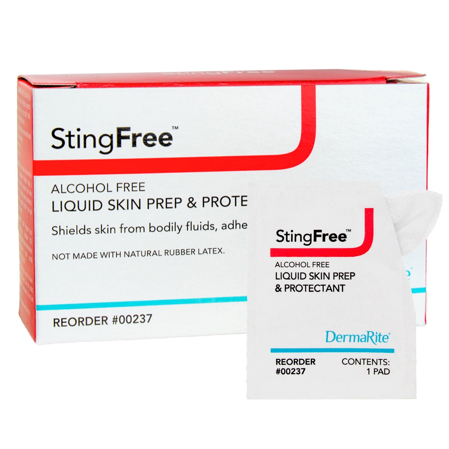 PAD, SKIN WIPE PREP ALC FREE (50/BX 10BX/CS) DERMRT