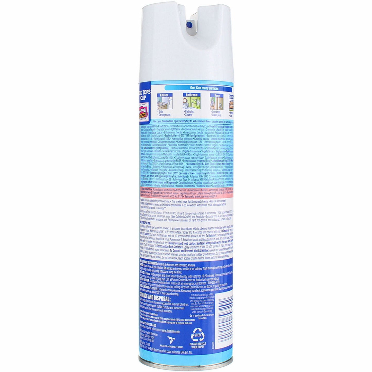 DISINFECTANT, LYSOL SPRAY CRISP LINEN SCENT 19OZ (12CS)