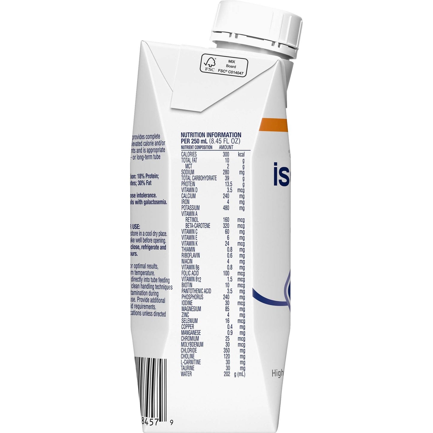 ISOSOURCE HN, UNFLV 250ML (24 /CS)