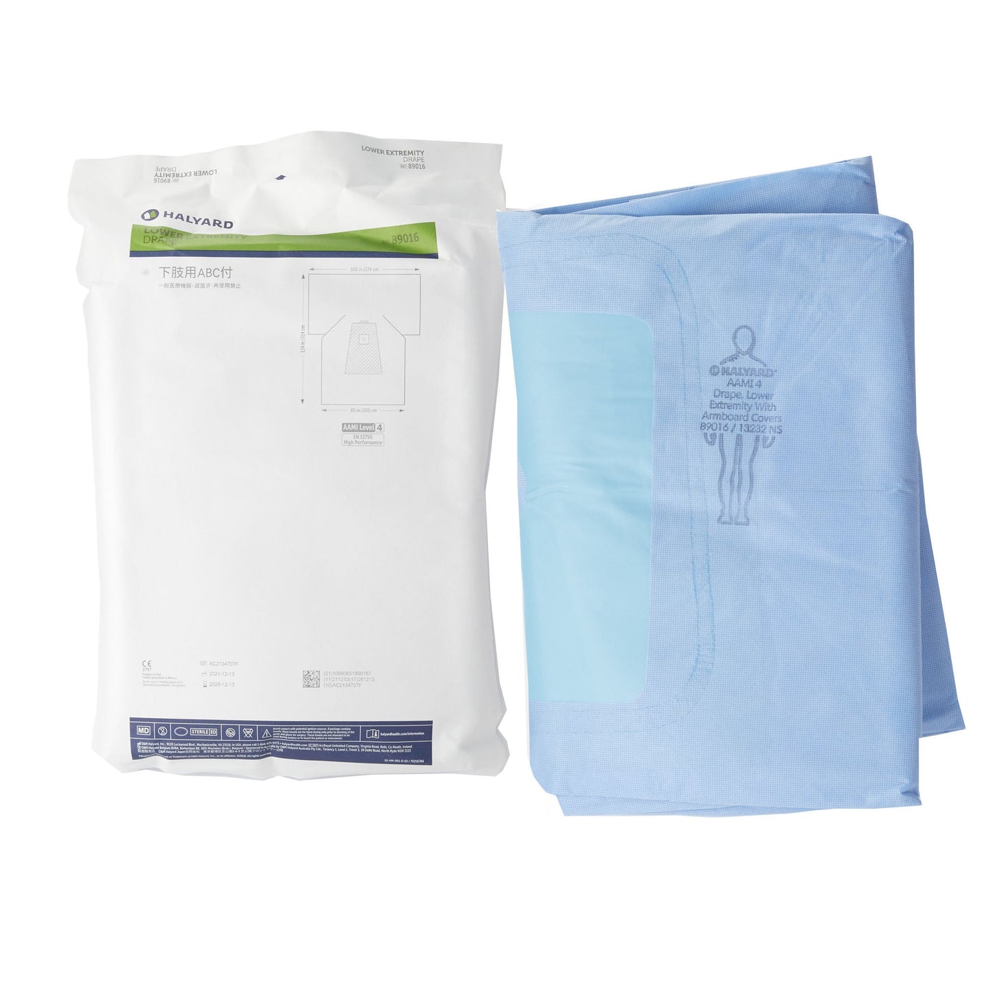 DRAPE, LOWER EXTREMITY W/ARMBRD (12/CS)