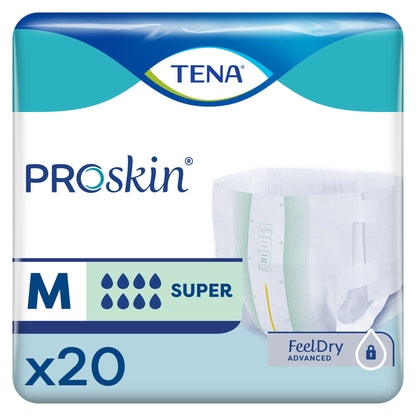 BRIEF, TENA PROSKIN SUPER MED (20/BG 4BG/CS)