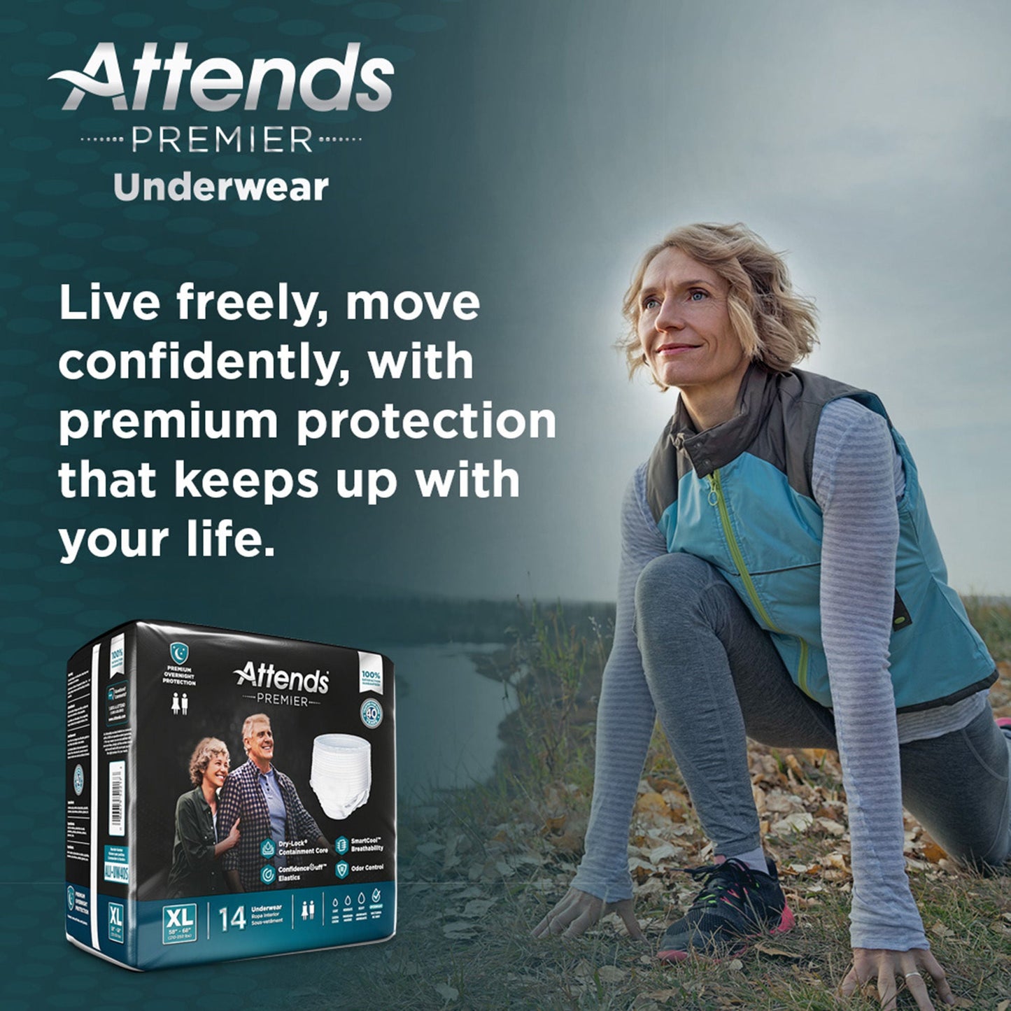 UNDERWEAR, PREMIER ATTENDS XLG(14/BG 4BG/CS)