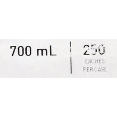 BASIN, EMESIS GRAPHITE 700ML (250/CS)