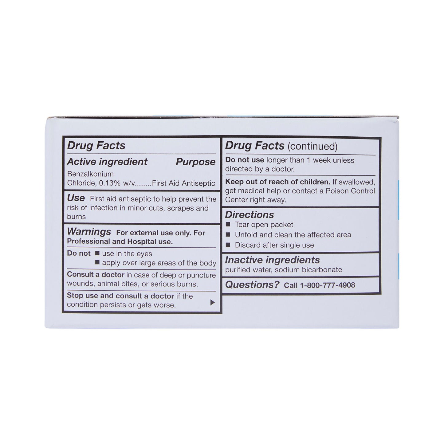 TOWELETTE, BZK (100/BX 10BX/CS) PSSCMP
