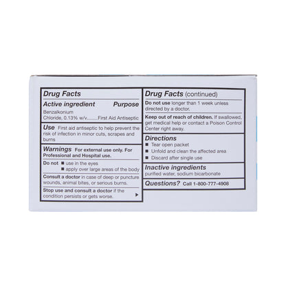 TOWELETTE, BZK (100/BX 10BX/CS) PSSCMP