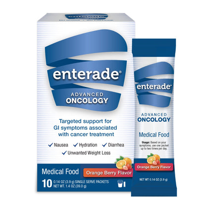 enterade® Advanced Oncology Formula, Orange-Berry, Single Serve Packets