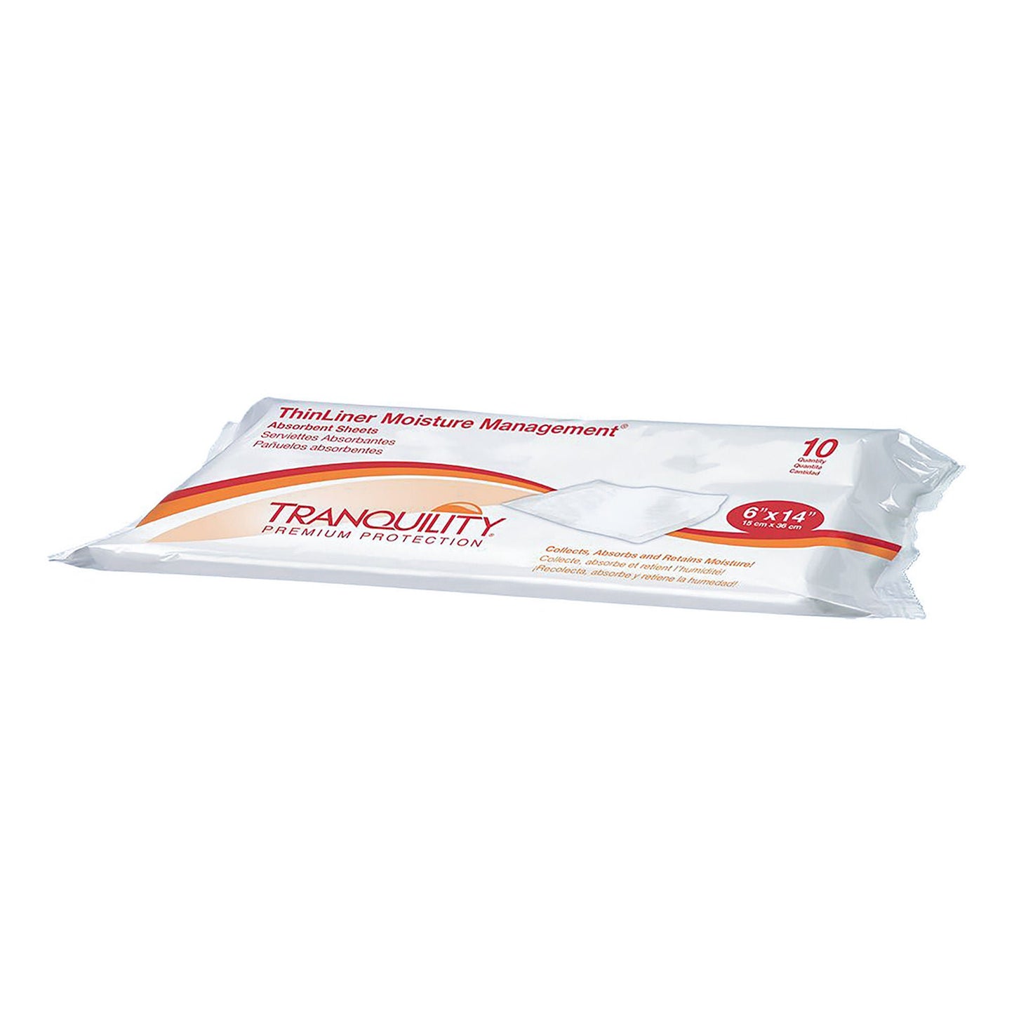 SHEET, ABSRB TRANQUILITY THINLINER DISP 6"X14" (10/PK 20PK/C